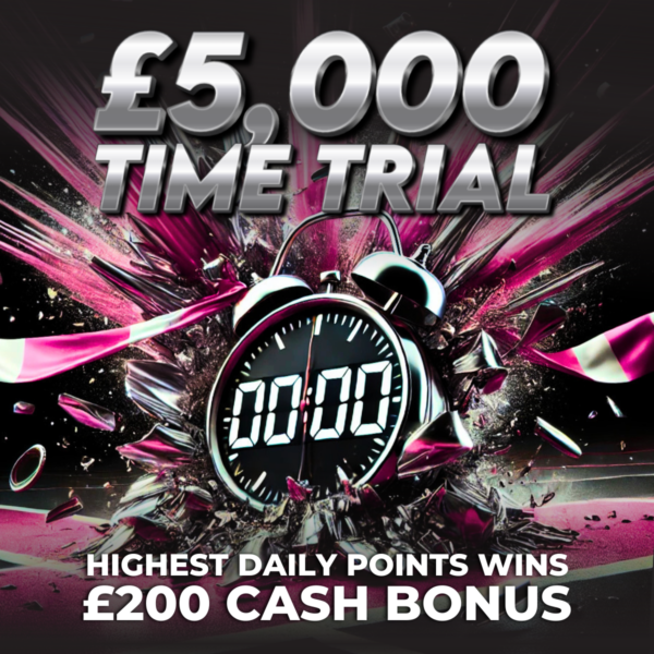 &pound;5000 Race Against Time &ndash; &pound;200 Daily Bonus