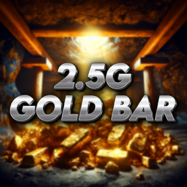 2.5g Gold Bar | -9 Points