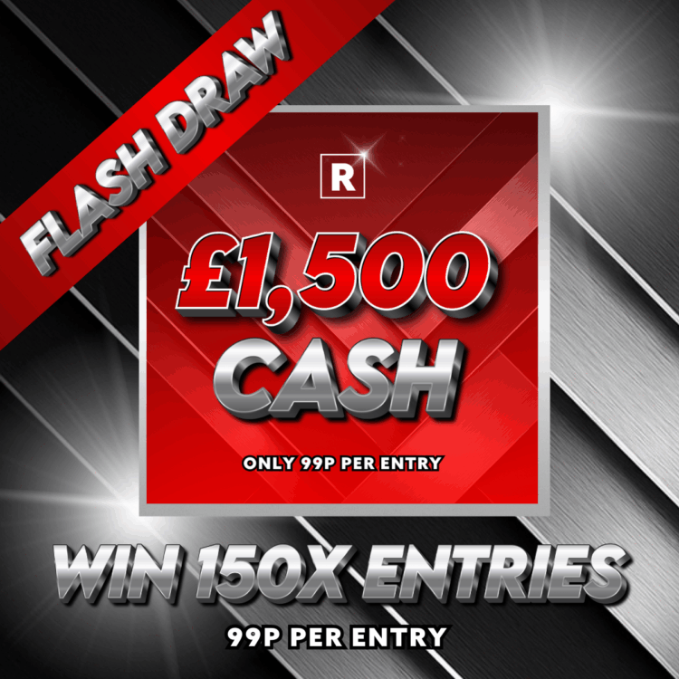 150 TICKETS - 12 Hour Flash MINI DRAW - Auto Draw