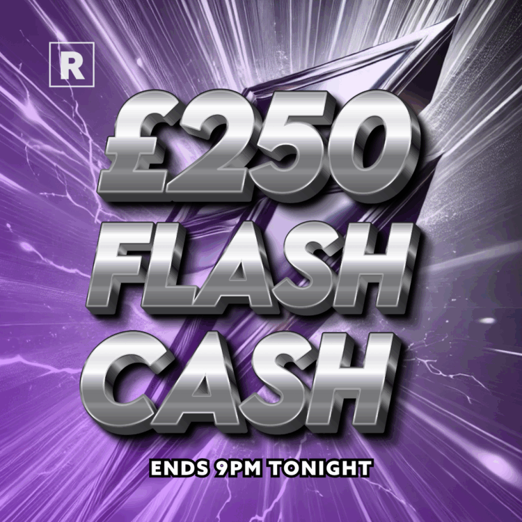 £250 CASH - 12 Hour Flash MINI DRAW - Auto Draw