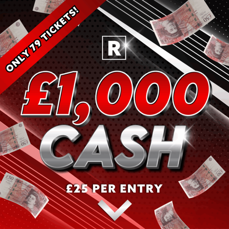 £1000 CASH ( CRAZY LOW ODDS)
