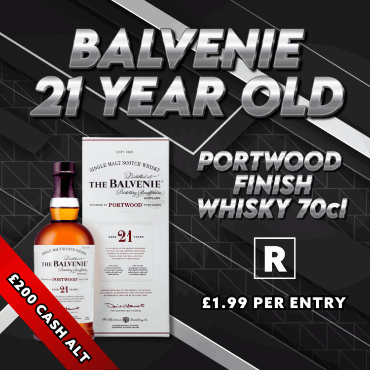 Balvenie 21 Year Old PortWood Finish, Single Malt (£200 Cash Alt)