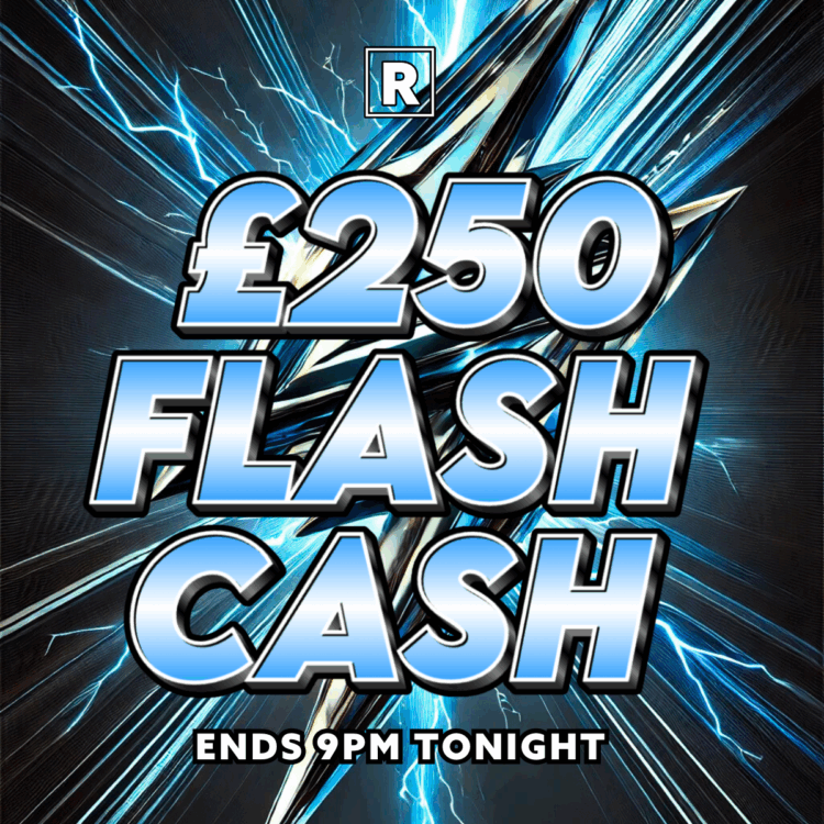 £250 CASH - 12 Hour Flash MINI DRAW - Auto Draw