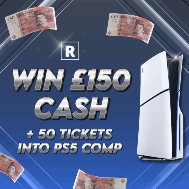 £150 Cash + 50 TICKETS - 12 Hour Flash MINI DRAW - Auto Draw