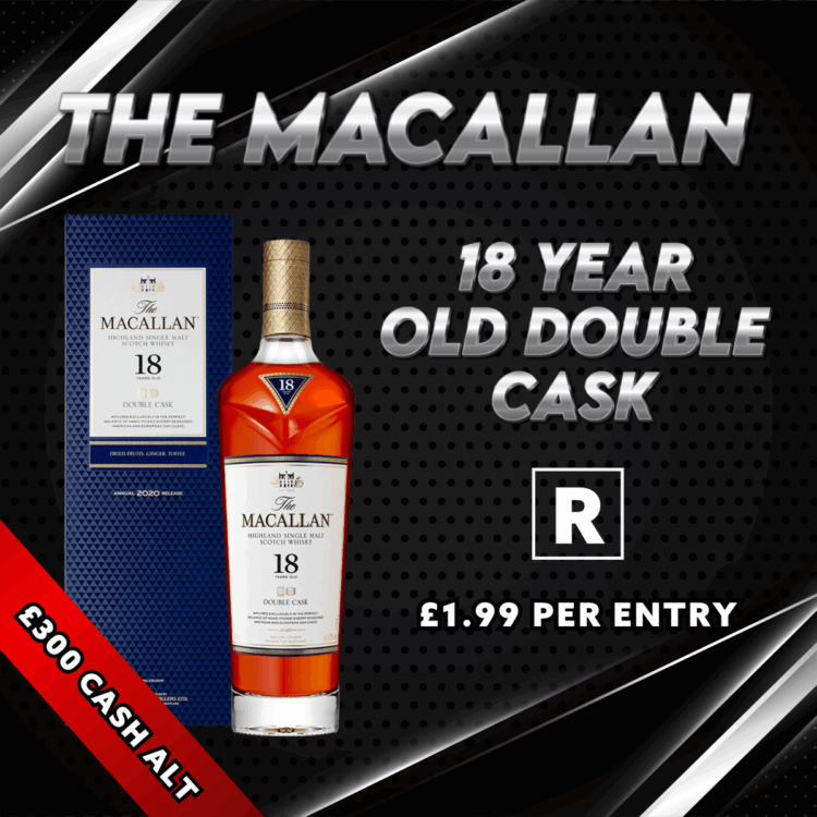 MACALLAN 18YO DOUBLE CASK (£300 Cash Alt)