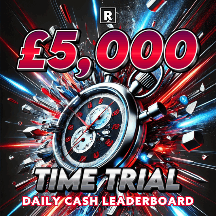 £5000 TIME TRIAL – £200 DAILY BONUS