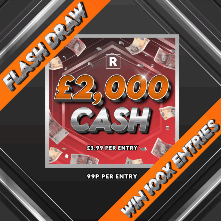 100 TICKETS - 12 Hour Flash MINI DRAW - Auto Draw