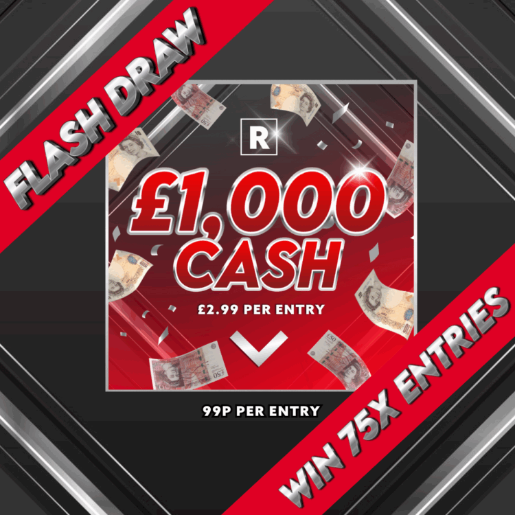 75 TICKETS - 12 Hour Flash MINI DRAW - Auto Draw