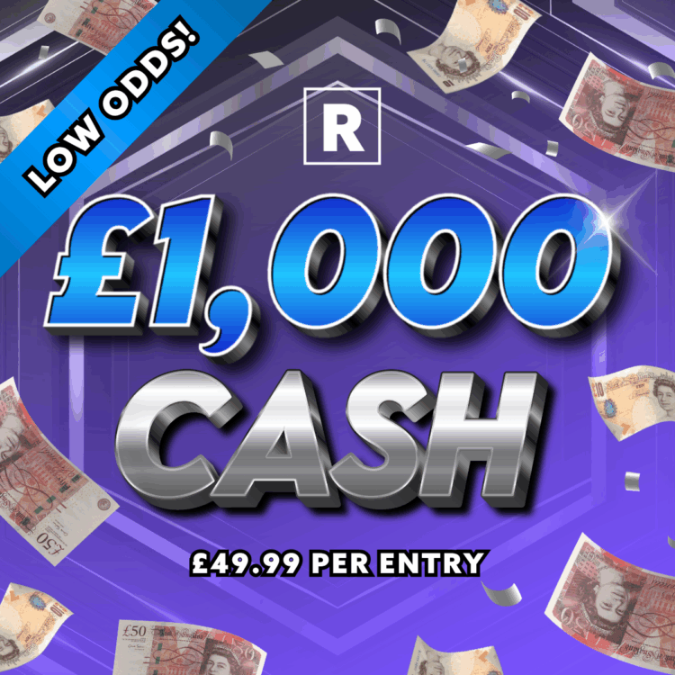 £1000 CASH ( CRAZY LOW ODDS)