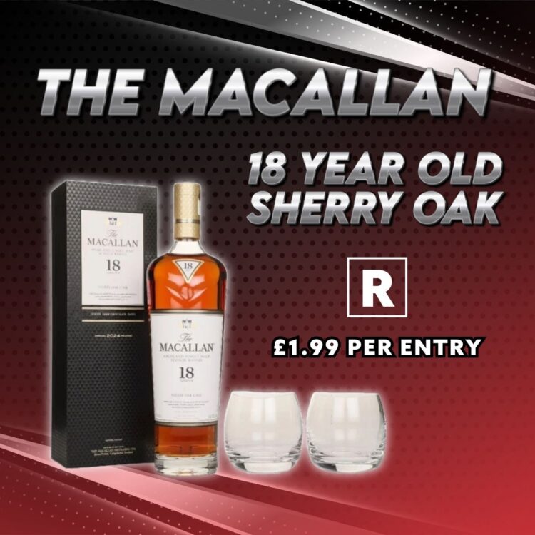 MACALLAN 18 SHERRY OAK & Glasses (70cl) £300 Cash Alt