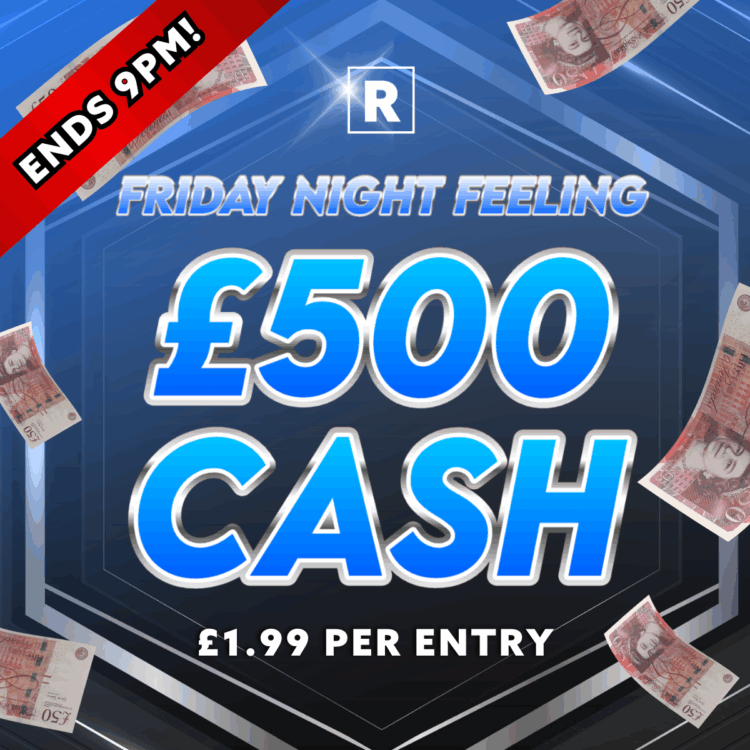 £500 CASH - 12 Hour Flash MINI DRAW - Auto Draw
