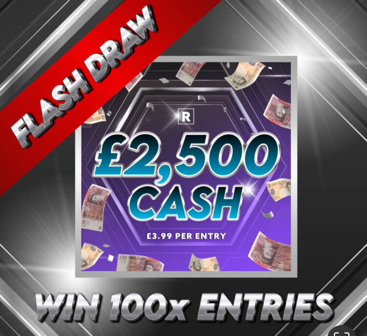 100 TICKETS - 12 Hour Flash MINI DRAW - Auto Draw