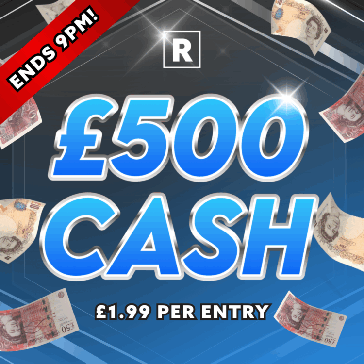 £500 CASH - 12 Hour Flash MINI DRAW - Auto Draw