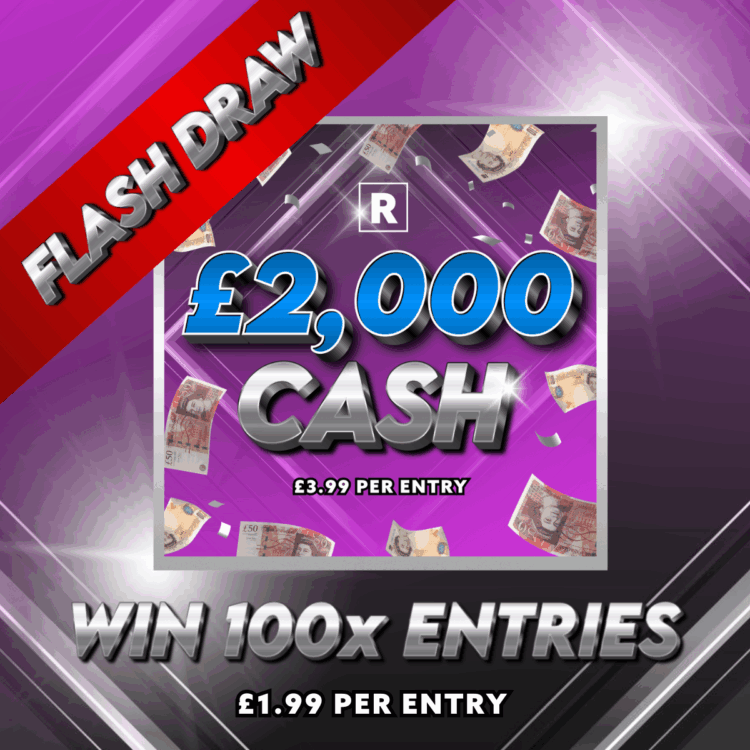 100 TICKETS - 12 Hour Flash MINI DRAW - Auto Draw