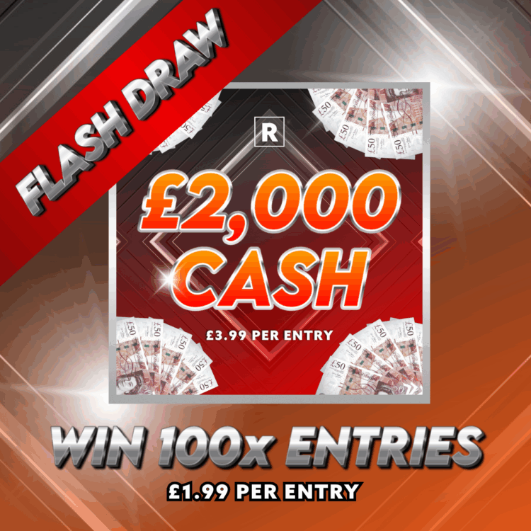 100 TICKETS - 12 Hour Flash MINI DRAW - Auto Draw