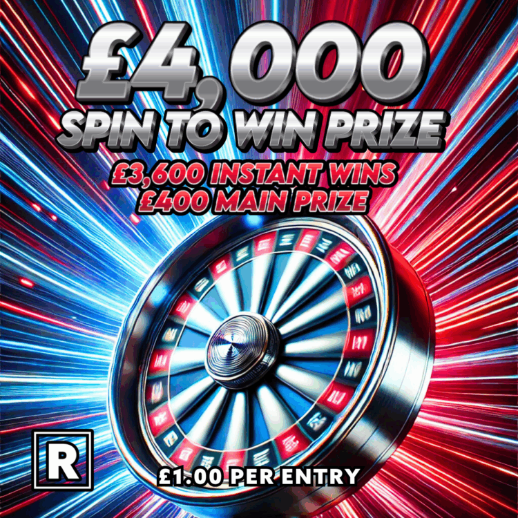 SPIN TO WIN! £4K Spin 2 Win Prize Pool