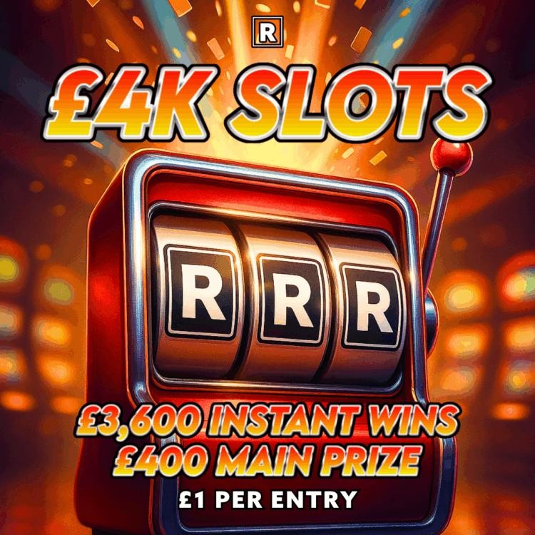 £4K SLOTS - £3600 Instant Wins - £400 Main Prize