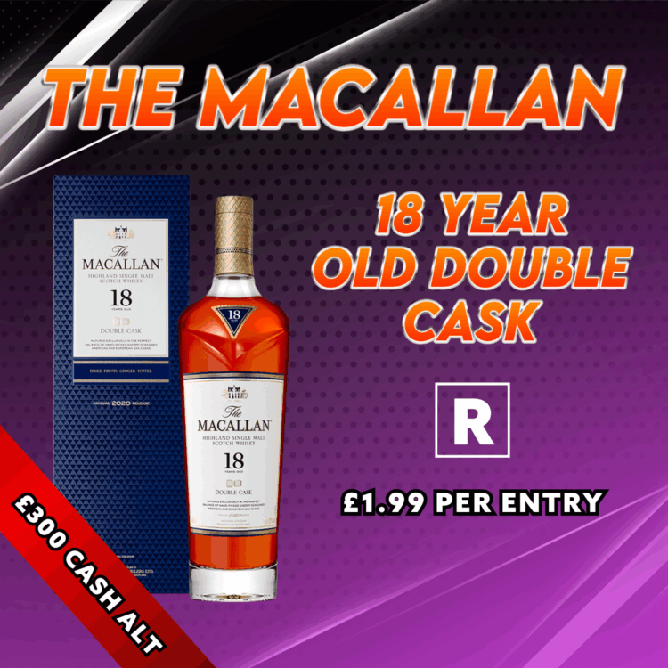 MACALLAN 18YO DOUBLE CASK (£300 Cash Alt)