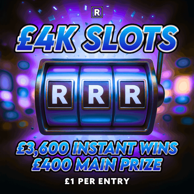 £4K SLOTS - £3600 Instant Wins - £400 Main Prize