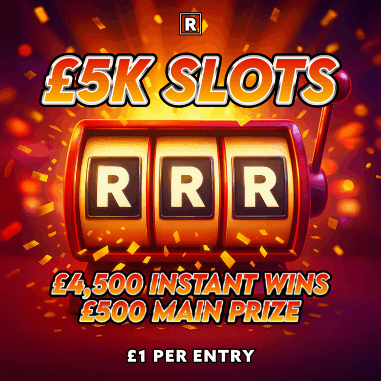 £5K SLOTS! - £4500 Instant Wins - £500 Main Prize