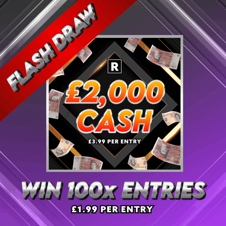 100 TICKETS - 12 Hour Flash MINI DRAW - Auto Draw