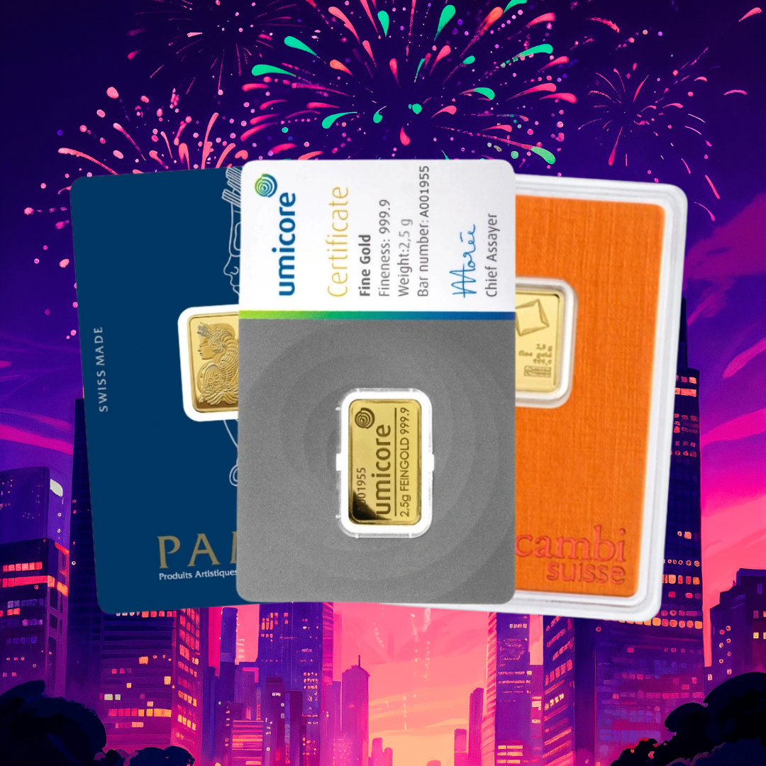 2.5G Gold Bar (£150 Cash Alt )