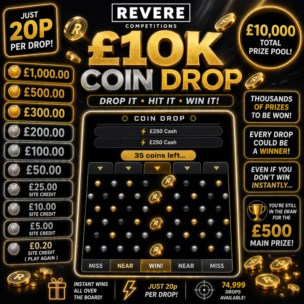 £10K COIN DROP!