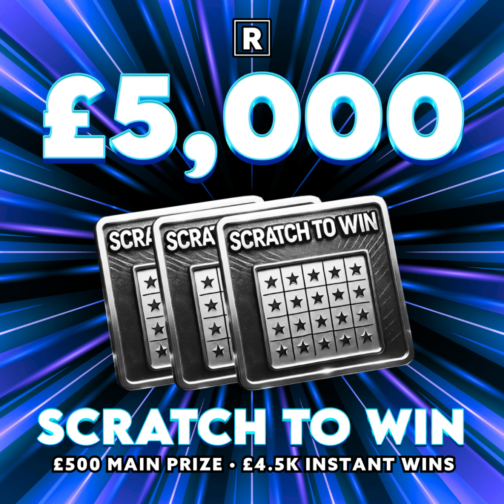 SCRATCH TO WIN! £5000 Scratchcard Prize Pool