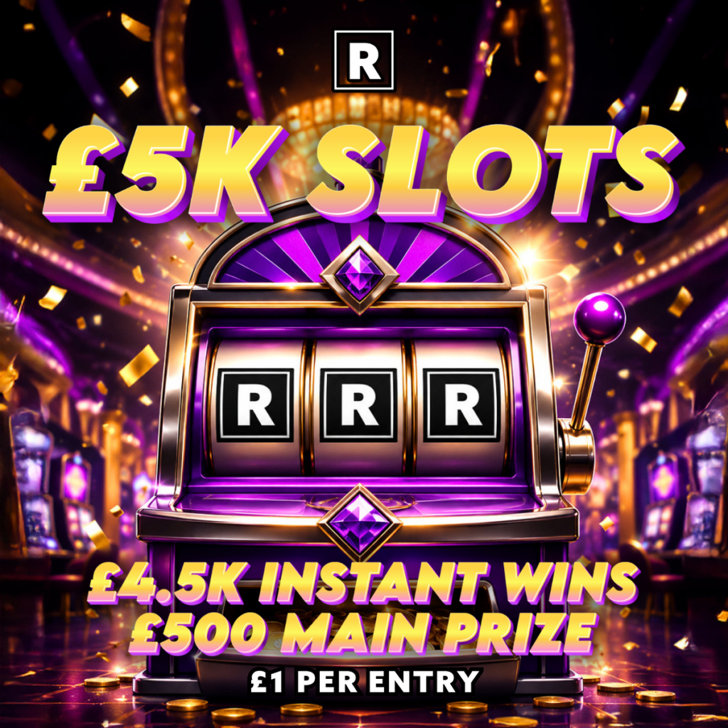 £5K SLOTS! - £4500 Instant Wins - £500 Main Prize