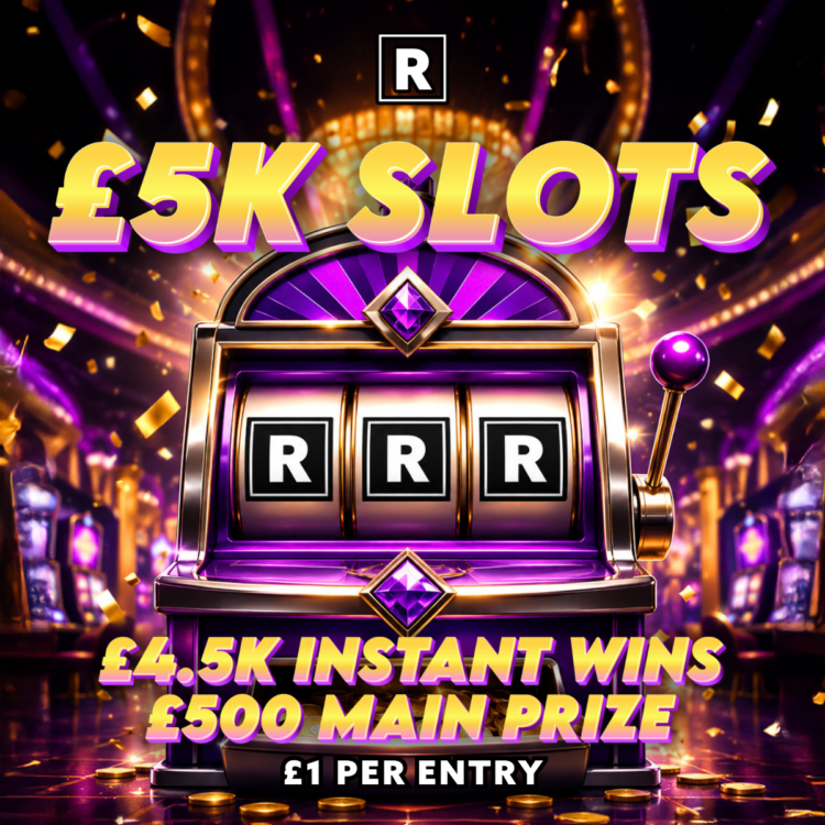 £5K SLOTS! - £4500 Instant Wins - £500 Main Prize